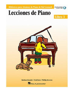 Hal Leonard PIANO LESSONS LIBRO 3 ESPAÑOL