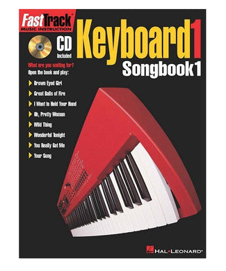 Hal Leonard FAST TRACK - KEYBOARD 1 SONGBOOK 1 /CD
