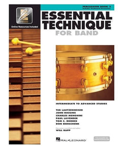 Hal Leonard ESSENTIAL TECHNIQUE FOR BAND WITH EEi: INTERMEDIATE TO ADVANCED STUDIES
