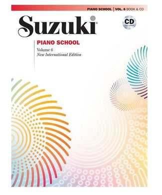 Alfred Music SUZUKI PIANO SCHOOL VOL. 6 BOOK/CD