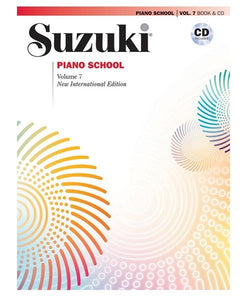 Alfred Music SUZUKI PIANO SCHOOL VOL. 7 BOOK /CD