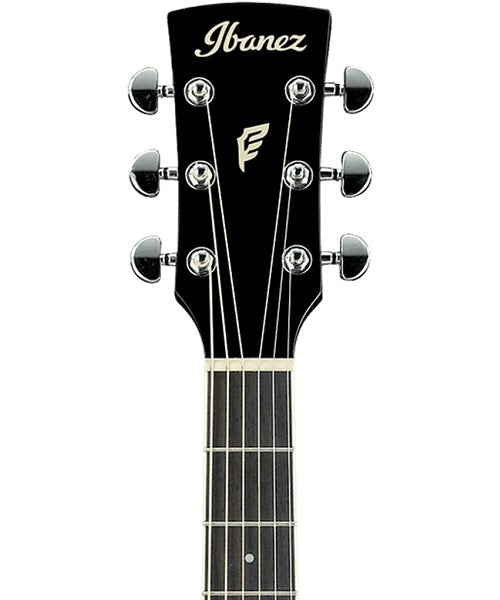 Ibanez Guitarra Acústica Negra PF15-BK, Serie Performance