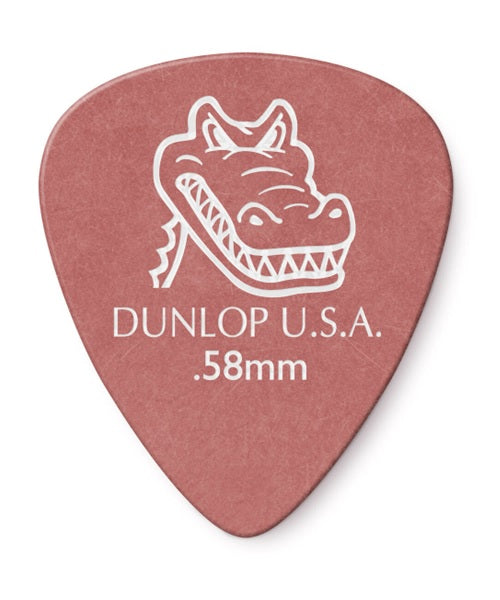 Dunlop Púas Gator Grip 417B.58(36) 0.58mm, Rosa con 10 piezas