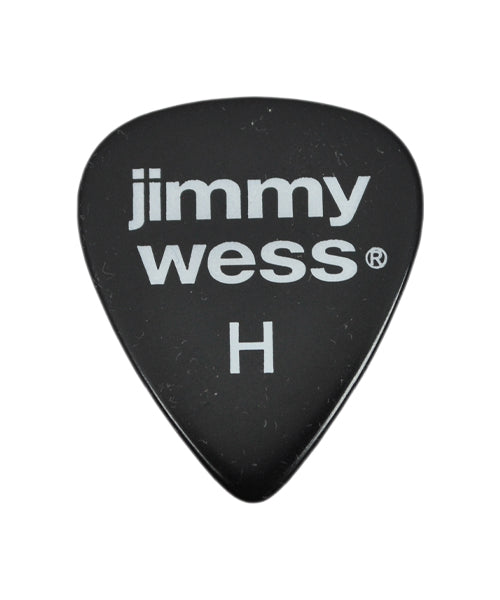 Jimmy Wess Púas Forma Gota Heavy JW-TD-HBK(50), Negro (Paquete con 10 pzas)