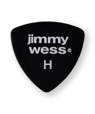 Jimmy Wess Púas Forma Escudo Heavy JW-TR-HBK(50), Negro  (Paquete con 10 pzas)