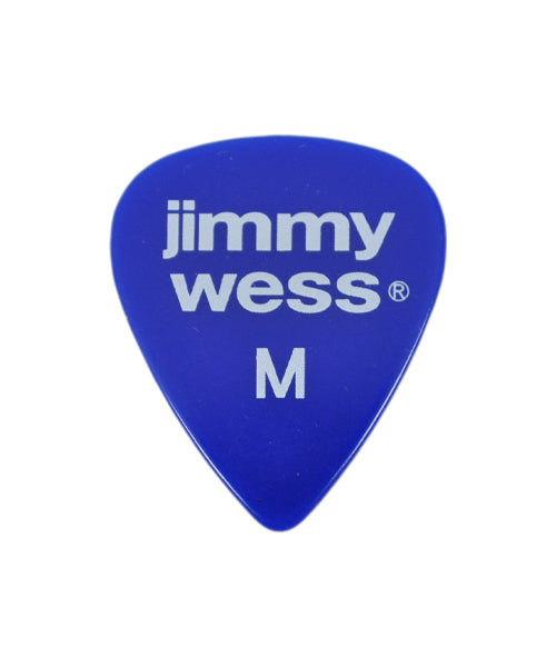 Jimmy Wess Púas Forma Gota Medium JW-TD-M(50), Azul (Paquete con 10 pzas)