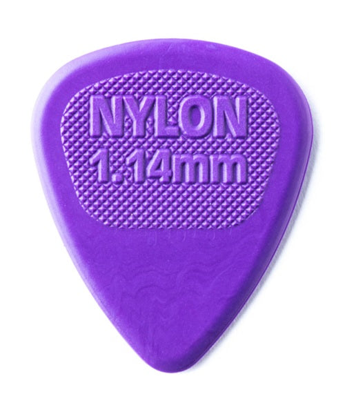 Dunlop Púas Nylon Midi 443B1.14(36) Standard 1.14mm, Morado con 10 piezas