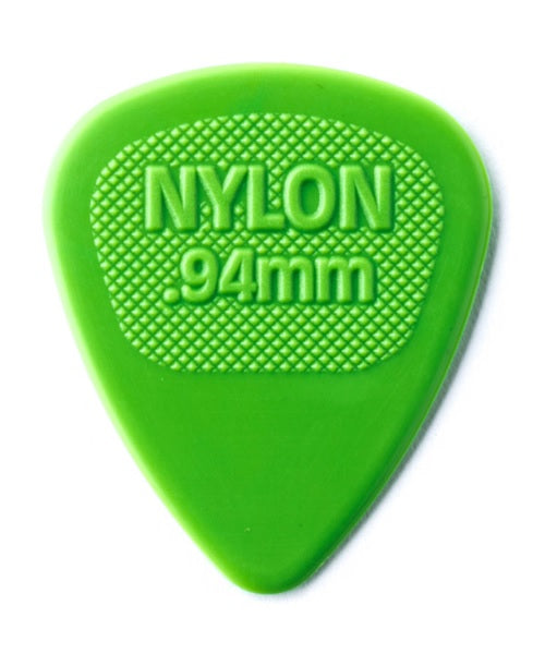 Dunlop Púas Nylon Midi 443B.94(36) Standard .94mm, Verde con 10 piezas