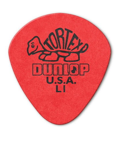 Dunlop Púas Tortex Jazz I Light 472RL1(36) .50mm, Rojo con 10 piezas