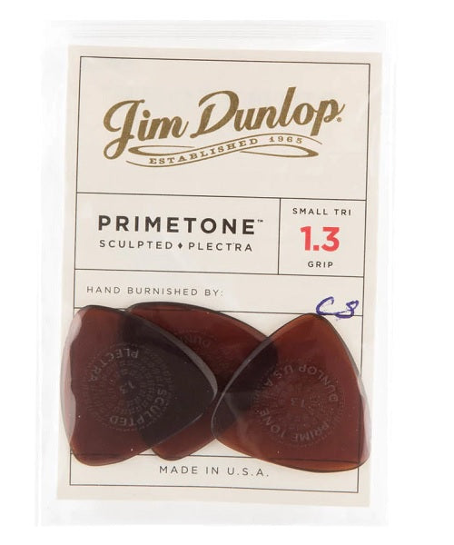 Dunlop Puas Primetone 516P1.3 Small Triangle 1.30 con 3 Piezas