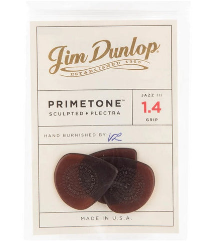 Dunlop Puas Primetone 518P1.4 Jazz III 1.40 con 3 Piezas