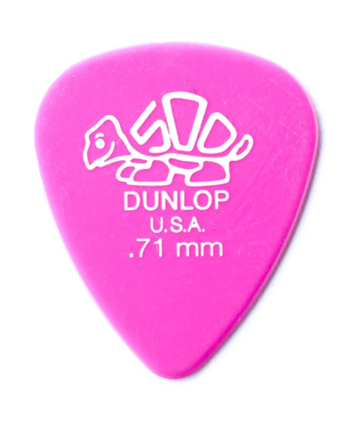Dunlop Púas Delrin 500 41B.71(36) .71mm, Lila con 10 piezas