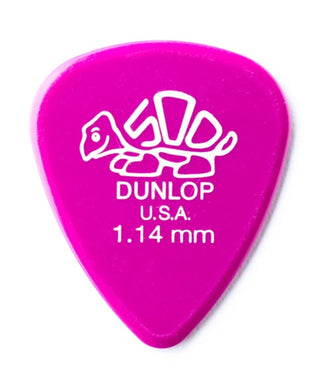 Dunlop Púas Delrin 500 41B1.14(36) 1.14mm, Violeta con 10 piezas