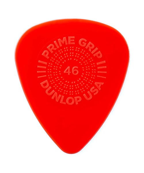 Dunlop Púas Prime-Grip Delrin 500 450B.46 (36) .46mm, Rojo con 10 piezas