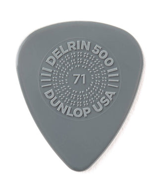 Dunlop Púas Prime-Grip Delrin 500 450B.71 (36) .71mm, Gris con 10 piezas