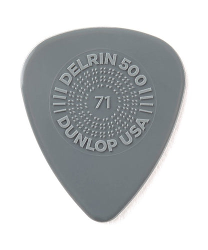 Dunlop Púas Prime-Grip Delrin 500 450B.71 (36) .71mm, Gris con 10 piezas
