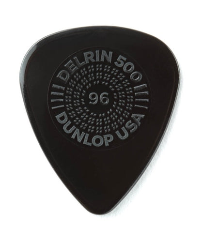 Dunlop Púas Prime-Grip Delrin 500 450B.96(36) .96mm, Negro con 10 piezas