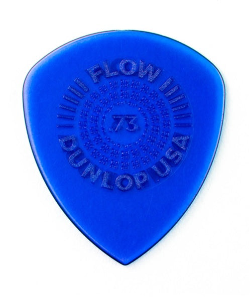 Dunlop Púas Flow Standard 549R.73(24) .73mm, Azul con 10 piezas
