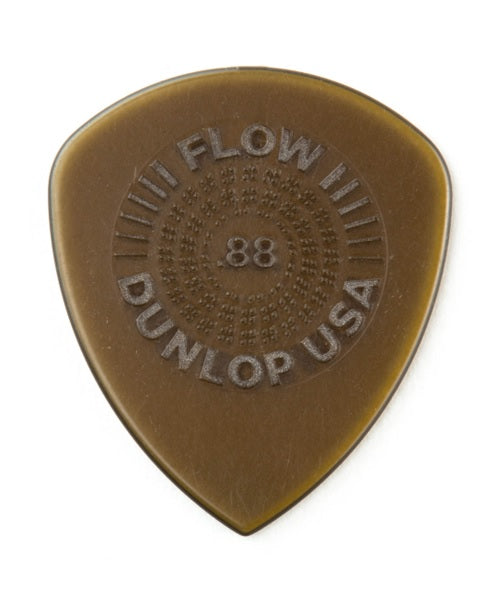 Dunlop Púas Flow Standard 549R.88(24) .88mm, Café con 10 piezas