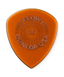 Dunlop Púas Flow Standard 549R1.0 (24) 1.00mm, Ámbar con 10 piezas