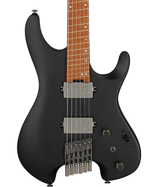 Ibanez Guitarra Eléctrica Negra Mate QX52-BKF con Funda, Serie Q