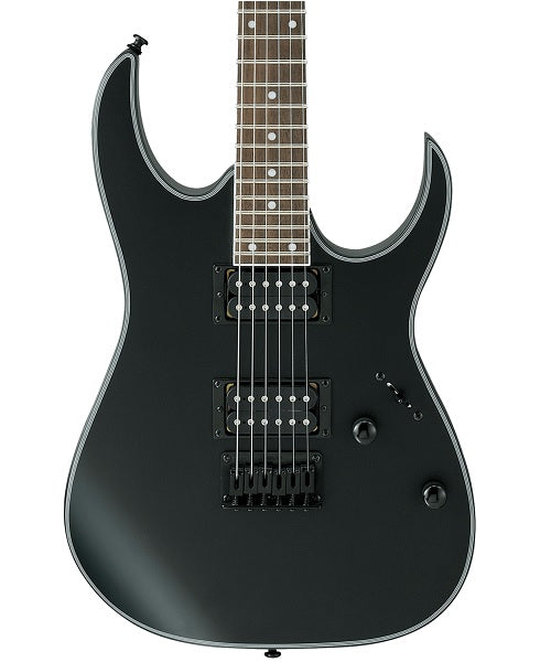 Ibanez Guitarra Eléctrica Negra Mate RG421EX-BKF, Serie RG