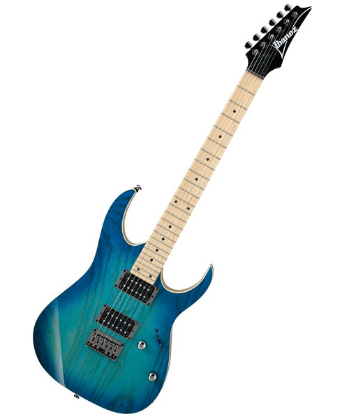 Ibanez Guitarra Eléctrica Azul Sombreado RG421AHM-BMT, Serie RG