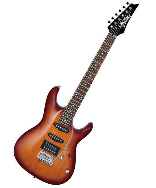 Ibanez Guitarra Eléctrica Natural Sombreado Marrón GSA60-BS, GIO SA