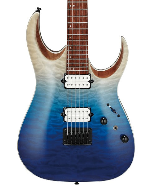 Ibanez Guitarra Eléctrica RGA42HPQM-BIG, Azul Degradado, Serie RGA
