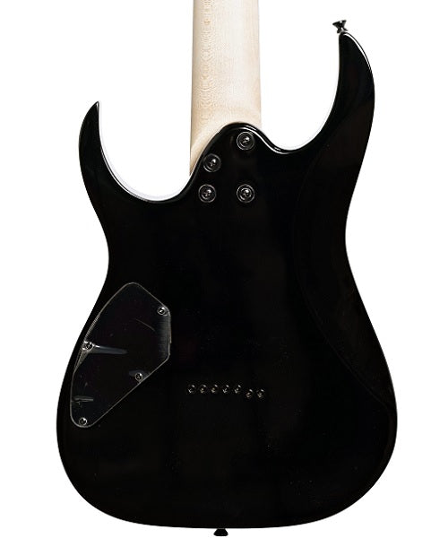 Ibanez Guitarra Eléctrica Negra Sombreado Transparente 7 Cuerdas GRG7221QA-TKS Gio RG
