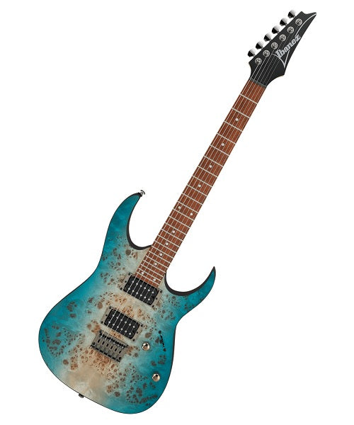 Ibanez Guitarra Eléctrica RG421PB-CHF Azul Turquesa Degradado, Serie RG