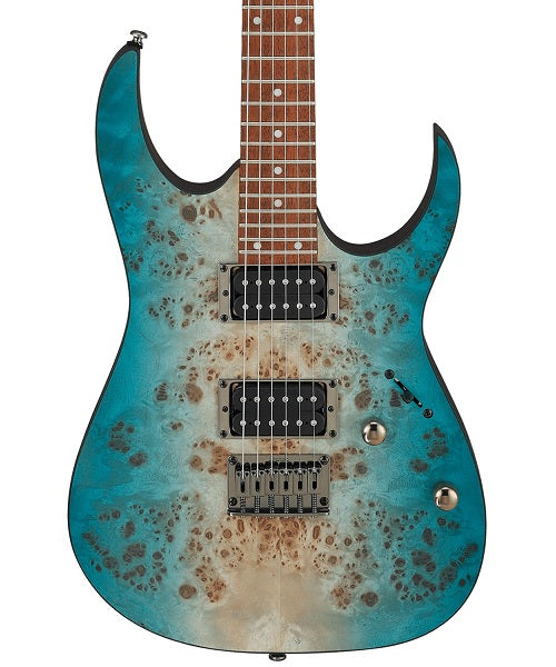 Ibanez Guitarra Eléctrica RG421PB-CHF Azul Turquesa Degradado, Serie RG