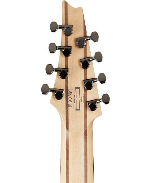 Ibanez Guitarra Eléctrica Negra 8 Cuerdas RGMS8-BK RG Multi-Escala