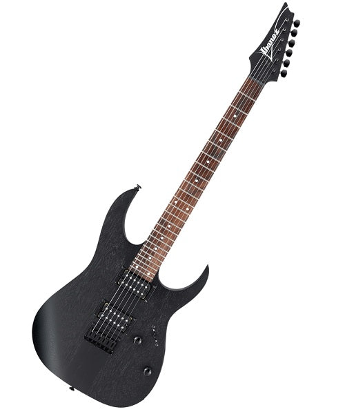 Ibanez Guitarra Eléctrica Negra Matte RGRT421-WK, Serie RG