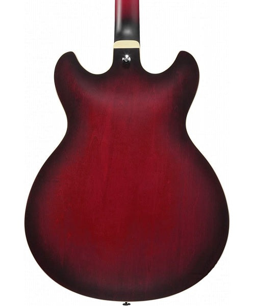 Ibanez Guitarra Eléctrica Rojo Sombreado Mate AS53-SRF, Serie Artcore