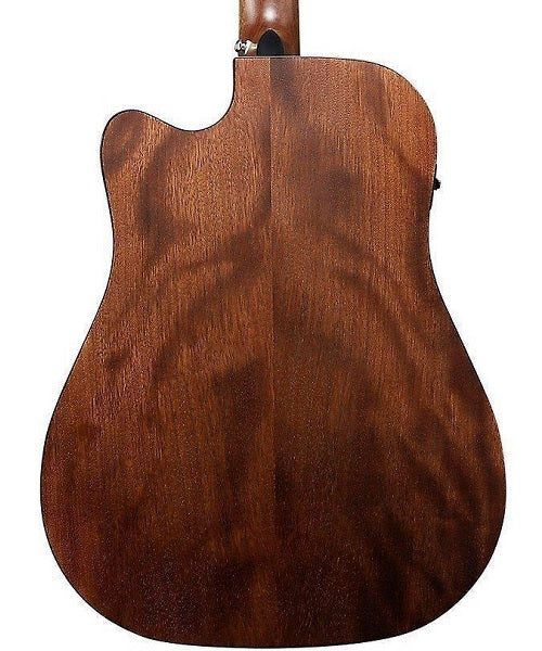 Ibanez Guitarra Electroacústica Caoba de 12 cuerdas AW5412CE-OPN, Serie Artwood