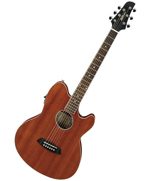 Ibanez Guitarra Electroacústica Natural TCY12E-OPN, Serie Talman
