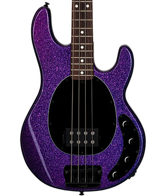 “Exclusiva en Veerkamp Online” Sterling by Music Man Bajo Eléctrico Morado Brillante con Funda RAY34-PSK-R2, StingRay