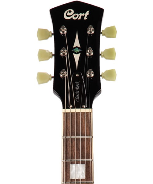 Cort Guitarra Eléctrica Azul/Negro Sombreado CR250 DBB, Serie Classic Rock