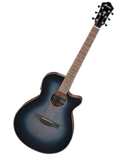 Ibanez Guitarra Electroacústica Azul Sombreado AEG50-IBH, Serie AEG