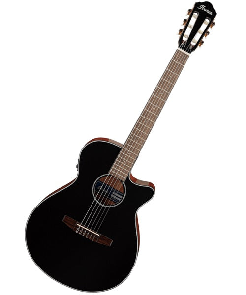 Ibanez Guitarra Electroacústica Negro AEG50N-BKH, Serie AEG