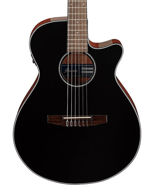 Ibanez Guitarra Electroacústica Negro AEG50N-BKH, Serie AEG