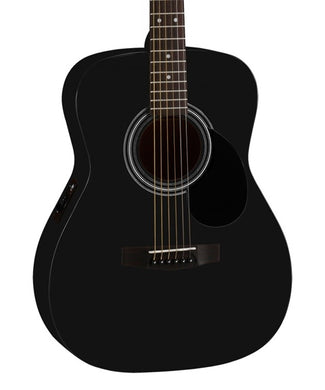 Cort Guitarra Electroacústica Negra AF510E BKS