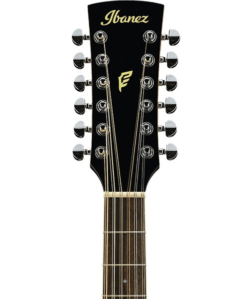 Ibanez Guitarra Electroacústica Natural de 12 cuerdas PF1512ECE-NT Performance