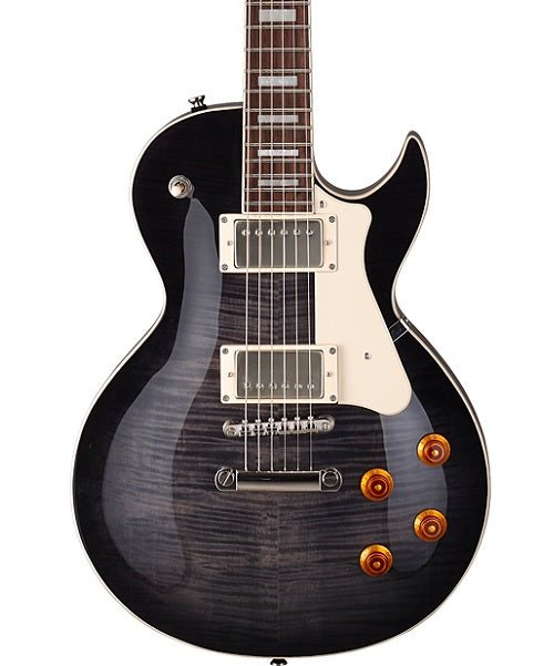 Cort Guitarra Eléctrica Negra Transparente CR250 TBK Classic Rock