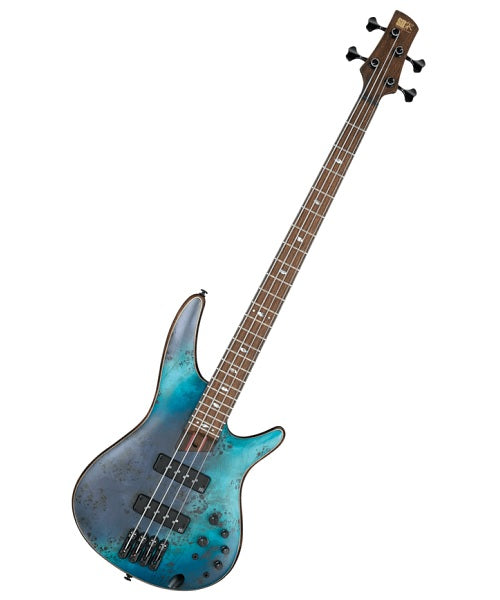 “Exclusiva en Veerkamp Online” Ibanez Bajo Eléctrico Azul/Gris Veteado SR1600B-TSF, SR Premium