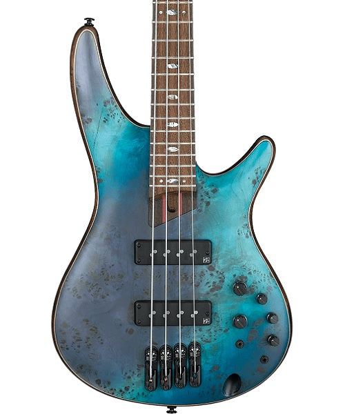 “Exclusiva en Veerkamp Online” Ibanez Bajo Eléctrico Azul/Gris Veteado SR1600B-TSF, SR Premium