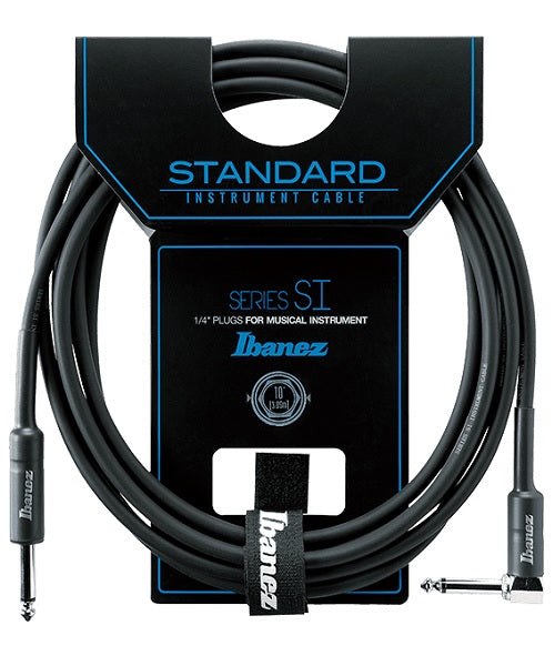 Ibanez Cable 3.05Mts Negro SI10L Recto/Angulado