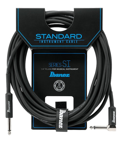 Ibanez Cable 6.10Mts Negro SI20L Recto/Angulado