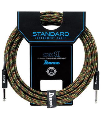 Ibanez Cable 6.10Mts Negro/Verde SI20-CGR Recto/Recto